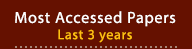Most Accessed Paper Last 3 Years