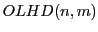 $OLHD(n, m)$