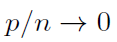 p/n ? 0