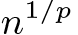 n1/p