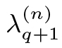 ?(n) q+1