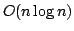 $O(n\log n)$